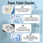 2PCS Foam Toilet Cleaner,New Powerful Toilet Bowl Cleaner,Advanced Bathroom Cleaner for Home,Powerful Instant Bowl Cleaners for Toilets Squatting Pans