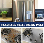 Magical Nano-Technology Stainless Steel Cleaning Paste-Surface Safe, Stainless Steel Clean Wax, Metal Polish Cream, 3 in 1 Stainless Steel Wax Cleaner, for Grease, Oven, Sink (2)