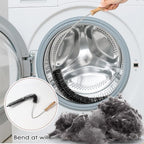 Dryer Vent Cleaner Kit, 2 Pack Dryer Lint Brush, 30 Inch Long Flexible Lint Remover, Refrigerator Coil Cleaning Brush, Home Essentials (Short-Style)