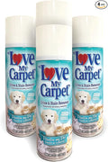 Love My Carpet Pet Special Heavy Foam,Carpet Cleaner,Urine,Pet Stain And Odor Remover,Carpet Cleaner Solution,4 Pack Of 12oz