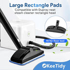 Reusable Microfiber Pads Compatible with Dupray Neat Steam Cleaner Replacement Mop Cleaning Pads, Reusable Cloths and Small Bonnets, 6+6 Pack