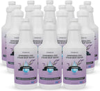Steam & Go Demineralized Water for Steam Cleaner - PVC-Free Floor Cleaning Solution Compatible for All Steam Mops - Multi-Surface Cleaner for Home Surfaces - Lavender Scent, 32 oz (Pack of 12)