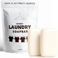 Kelebs Organic Laundry Soap Bar with Coconut for Sensitive Skin - Delicate Stain Remover Clothes, Underwear, Collar - 2 PCS