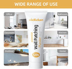 2pcs Drywall Repair Kit Hole Repair Patch Kits Wall Spackle Repair Paste Wall Mending Agent Quick Fix Solution for Home Wall, White Repair Putty Plaster Dent & Wood Scratch Repair