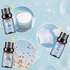 Clean Essential Oils Set, Laundry Collection Essential Oils Set, Pack of 6 Fragrance Oil for Diffuser for Home, Use with Wool Dryer Balls Scents - Fresh Linen, Clean Breeze, Eucalyptus and Cotton