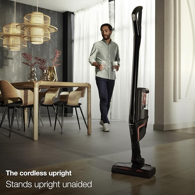 Miele Triflex HX1 Plus Cordless Stick Vacuum Cleaner, 60 min runtime, Obsidian Black / Red