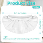 10 Pack Microfiber Cloth for Handheld Steam Shot, Steam Cleaner Accessories, Reusable Washable Steam Mop Pads Compatible with Bissell Steam Shot, Wagner, McCulloch