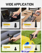 Fanttik B10 Pro Max Electric Air Duster, 130000RPM Brushless Motor, Compressed Air Duster, 6 Gears Adjustable, One-tap Booster, 28.8Wh Rechargeable Battery, Electric Duster for PC, Car, House, Outdoor