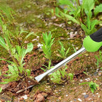 2 Pcs Hand Weeder Tool Stainless Steel Garden Weeding Tool,Hand Weeder Garden Weeding Removal Weed Puller Tool for Garden Lawn