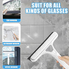 3 in 1 Window Cleaning Scraper,3 in 1 Spray Squeegee,2025 All-Purpose Window Squeegee with Sprayer for Windows,Mirrors,Car Glass,Kitchen,Home(White)