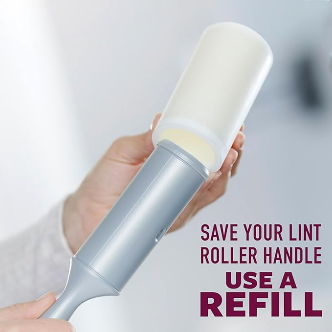 Scotch-Brite Pet Hair Pickup Extra Sticky Lint Roller, Designed for Removing Fur + Fluff on Couches, Clothes, Dog and Cat Beds, & More, 6 Pack, 600 Easy-Tear Adhesive Sheets Total