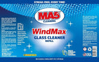 MA5x WindMax Glass Cleaner Spray – Window, Mirror, Shower & Glass Stovetop Cleaner – Streak-Free, Eco-Friendly, Pack of 1, Gallon
