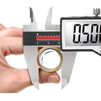 Digital Caliper, 6" Caliper Measuring Tool Extreme Accuracy Waterproof Electronic Vernier Caliper Industrial Stainless Steel Digital, Durable Measuring Tool with Large LCD Screen