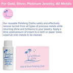 USA Polishing Cream | Safely Tarnish Remover Polishing Cream From Gold, Silver, and Platinum | 2OZ Bottle | With Polishing Cleaning Cloth | 1 Pack