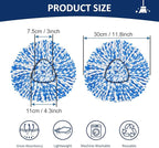 6 Pack Spin Mop Replace Head 𝐎𝐍𝐋𝐘 for O-cedar RinseClean 2 Tank Spin Mop,Mop Head Refill Replacement For O-cedar RinseClean 2 Tank System - Easy to Replace,100% Microfiber, All Floor Surface Clean