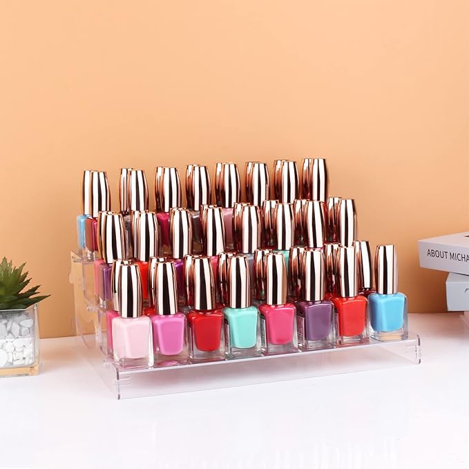 evron Pantry Organization and Storage Clear Plastics Spice Rack Organizer for Cabinet & Countertop (ASSEMBLY REQUIRED) 3 Tier Organizer Versatile Tierd Shelf Organizer 10.5"