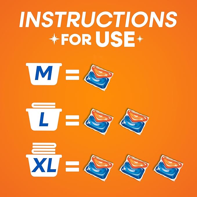 Persil Ultra Pacs Advanced Clean Oxi+Odor Power Laundry Detergent, 80 count