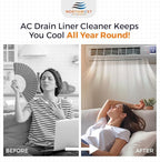 AC Drain Line Cleaner and Unclogger - Air Conditioner Cleaner Prevents Build-Up for AC Units, Dehumidifiers, Ice Machines, & More (32 ounces)