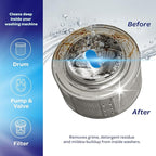 Washing Machine Cleaner Tablets 24 Pack - 16.9oz Washing Machine Cleaner Top Load, Septic Safe Washer Machine Cleaner Tablets, HE Washer Cleaner - 1 Year Supply