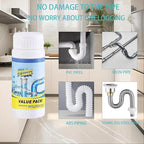 2pc Wild Tornado Sink and Drain Cleaner Powder - Powerful Pipe Dredge for Kitchen & Toilet, Drain Clog Remover, Pipeline Dredging Agent (4)