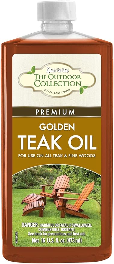 Star brite 52216 Premium Teak Oil, 16 oz.
