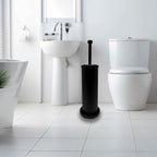 Matte BlackToilet Bowl Brush with Holder, Durable Bathroom Cleaning Tool, Modern Design for Easy Toilet Maintenance, Bathroom Cleaner Brush for Efficient Cleaning and Hygiene