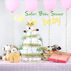 Naidiler 32 Ft Burlap Leaf Ribbon Twine for Crafts for Safari, Jungle, Fairy Party, Woodland Baby Shower, Enchanted Forest Decorations Vines Decor