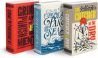 Genuine Fred Neat and Novel Chapter 2, Book Kitchen Sponges, Set of 3 Multi-Layer Sponges with Classic Book Cover Designs, Funny and Functional Gift for Book Lovers