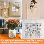 Vivifying Butchers Twine, 2pcs x 656 Feet 2mm Food Safe Cotton Bakers String for Tying Meat, Trussing Turkey, Making Sausage, Roasting, Cooking and Packing(Beige)