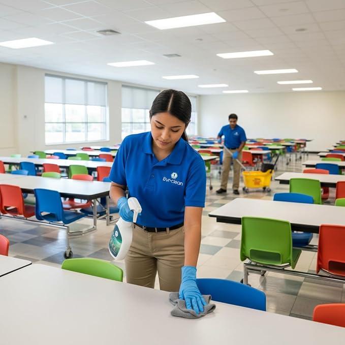 EvaClean PurClean All Purpose Cleaner – Ready to Use, 2-Pack Spray Bottles 32 FL Oz. Each, Biodegradable Degreaser, For Hospitals, Hotels, Schools, Daily Use, Mop, Spray, Wash, Lemon Scent