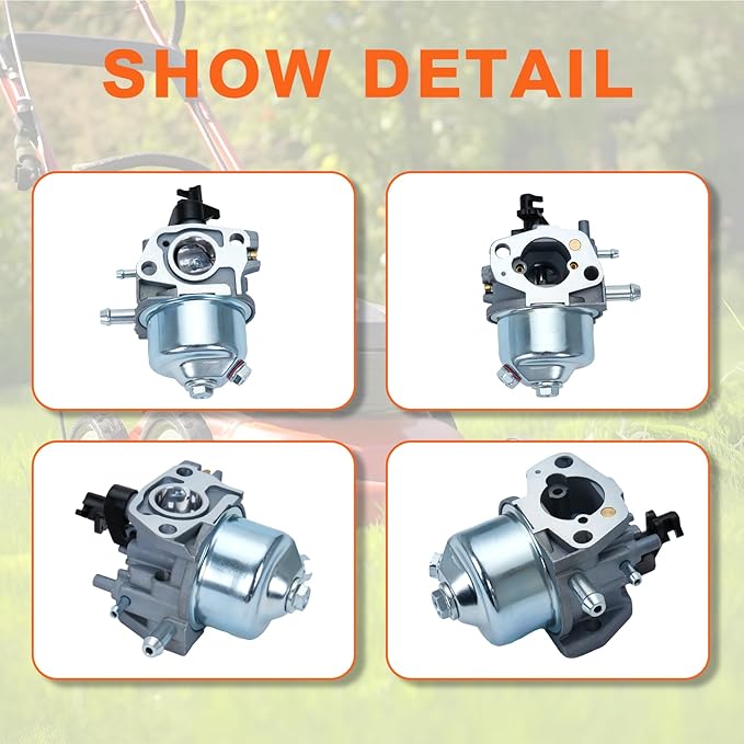 For 951-05221 Carburetor Replacement for 21" 5.0 hp Powermate Tillers, Compatible with Yard Machines, For Troy-Bilt, Ryobi & More, Includes Air Filter Replacement for 651-05221