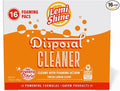 Lemi Shine Foaming Garbage Disposal Cleaner and Deodorizer - Citric Acid Cleaning Powder - Fresh Lemon Scent - 16.92 oz (16 Pack)