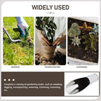 YARNOW Bonsai Soil Scoop Metal: Stainless Steel Garden Hand Soil Scooper Bucket Shovel Potted Succulent Plant Transplanting Shovel Spoon Bonsai Tool Kit Gardening Tool