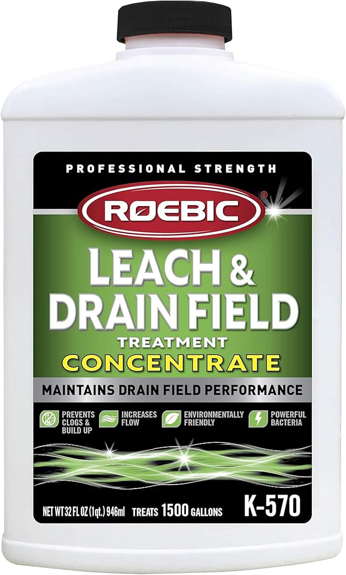 Roebic K-570-Q 32-Ounce Leach And Drain Field Opener Concentrate - Environmentally Friendly and Biodegradable Solution