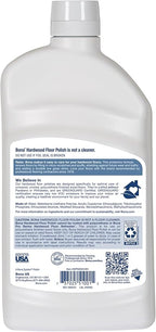 Bona Hardwood Floor Polish - 32 fl oz - Low Gloss Shine - Polish for Wood Floors - Protects and Renews Dull Flooring - Covers 500 sq ft