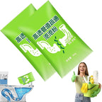 Powerful Pipe Dredging Agent - High Speed Drain Cleaner Foaming Powder, Wild Sink and Drain Cleaner Powder, Fast Foaming for Kitchen/Bathroom/Toilet Pipeline Quick Cleaning Tool (2Pcs)