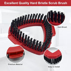 Scrub Brush Mop Head Replacement for O Cedar RinseClean 2 Tank System Spin Mop Head Base,Scrubber Mop Brush Head for Ocedar Mop Scrub Brush Head Hard Bristle Scrub Brush Floor Cleaning, Not for 1 Tank