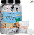 Ginger Lily Farms Botanicals Garbage Disposal Cleaner Tabs, Deep Cleaning Tablets for Sink Disposals, Removes Odor-Causing Residues, Citrus Scent, 40-Count