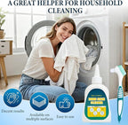 Home Stain Cleaner Gel, Home Remover Gel, Deep Cleaning Gel for Tile Gaps, Washing Machine, Refrigerator Strips, Home Kitchen Sinks, Wall & Shower Stains - 6.76 Fl oz