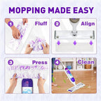 20 Count Power Mop Pads Refills for Swiffer PowerMop Multi-Surface Mopping Pad Disposable Replacement Mop Pads Compatible with Swiffer PowerMop,Safe on All Finished Floors.