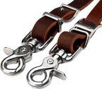 COUNCIL TOOL Leather Shoulder Sling - Wood Craft Carrying Strap for Camp Carver and Pack Axe with Adjustable Design & Lobster Claw Clasps, Made in The USA - AM-SLING02