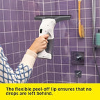 Kärcher WV 1 Electric Window Vacuum Squeegee 10" - Perfect for Showers, Mirrors, Glass, and Countertops - Electric Squeegee