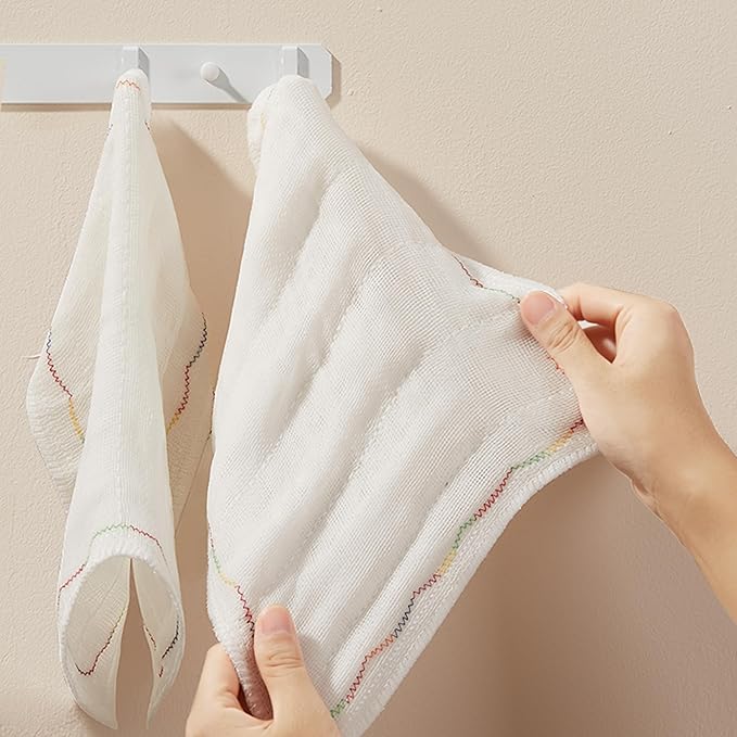 JOYMOOP Cleaning Cloths, Reusable Multi-Purpose Cleaning Rags, Highly Absorbent Kitchen Dish Towels, Quick Drying, Counters & Washing Dishes,11" x11" - 2pcs