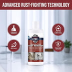 CLEAN MY STEEL 8.5 oz Stainless Steel Rust Remover – NSF Approved Non-Toxic Fast-Acting Rust Stain Remover for Appliances, Sinks & Grills