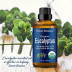 Organic Eucalyptus Essential Oil 30 ml - Pure, Natural Oil for Aromatherapy, Diffusers, DIY, Candle and Soap Making Scent - Nexon Botanics