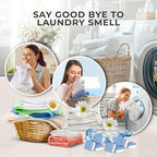 Washing Machine Cleaner Tablets – Deep Clean Washer Descale, Laundry Tub Cleaning Solution, Smell Fresh, Eliminates Buildup & Dirt, For Front & Top Load Washers, Easy-to-Use Tablets, 6 Pack
