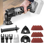 Cordless Oscillating Tool Compatible with Dewalt 20v Battery, 21000 OPM Max Brushless-Motor Tool with Auxiliary Handle, Oscillating Multi-Tool for Scraping, Sanding,Cutting Wood(Not Battery)