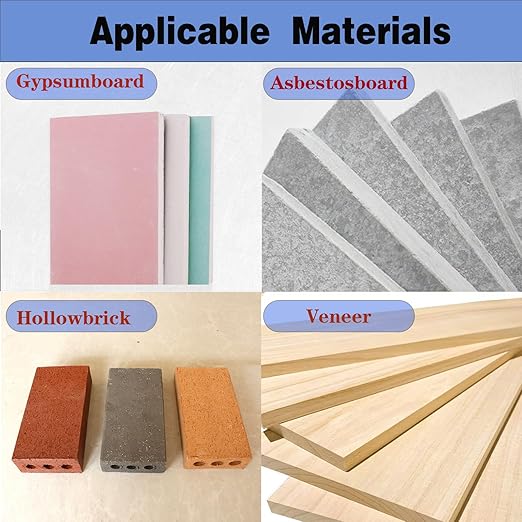 380pcs Self Drilling Drywall Anchors with Screws, 5 Different Sizes Zinc Plated Steel Self-Drilling Anchors Set, Easy Application No Drill or Holes in Wall