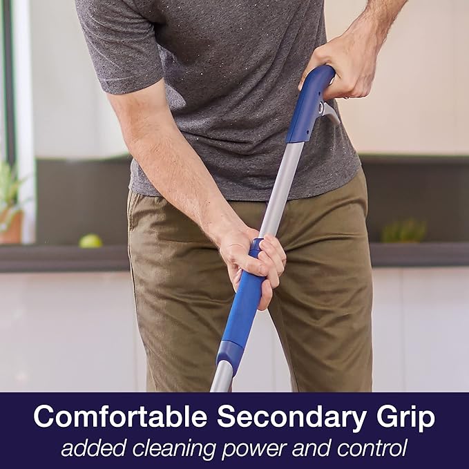 Bona Hardwood Floor Premium Spray Mop - Includes Hardwood Floor Cleaning Solution and Machine Washable Microfiber Cleaning Pad - Dual Zone Cleaning for Faster Cleanup - Spray Mop for Wood Floors