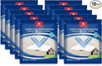 Home Times Carpet Cleaning Wet Wipes, Pet Lifting Pads + Oxy for Stain Removal on Carpet & Area Rug Cleaning, 10 Count(Pack of 1)